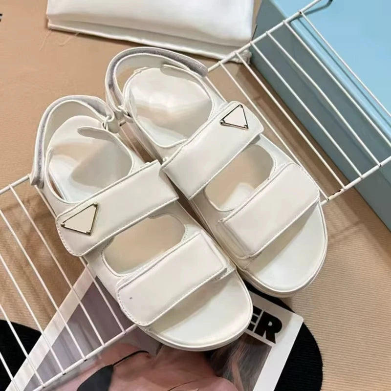 2025 New Women's Magic Slippers One Step Beach Sandals Spring Summer Casual Peep Toe Shoes 35-41