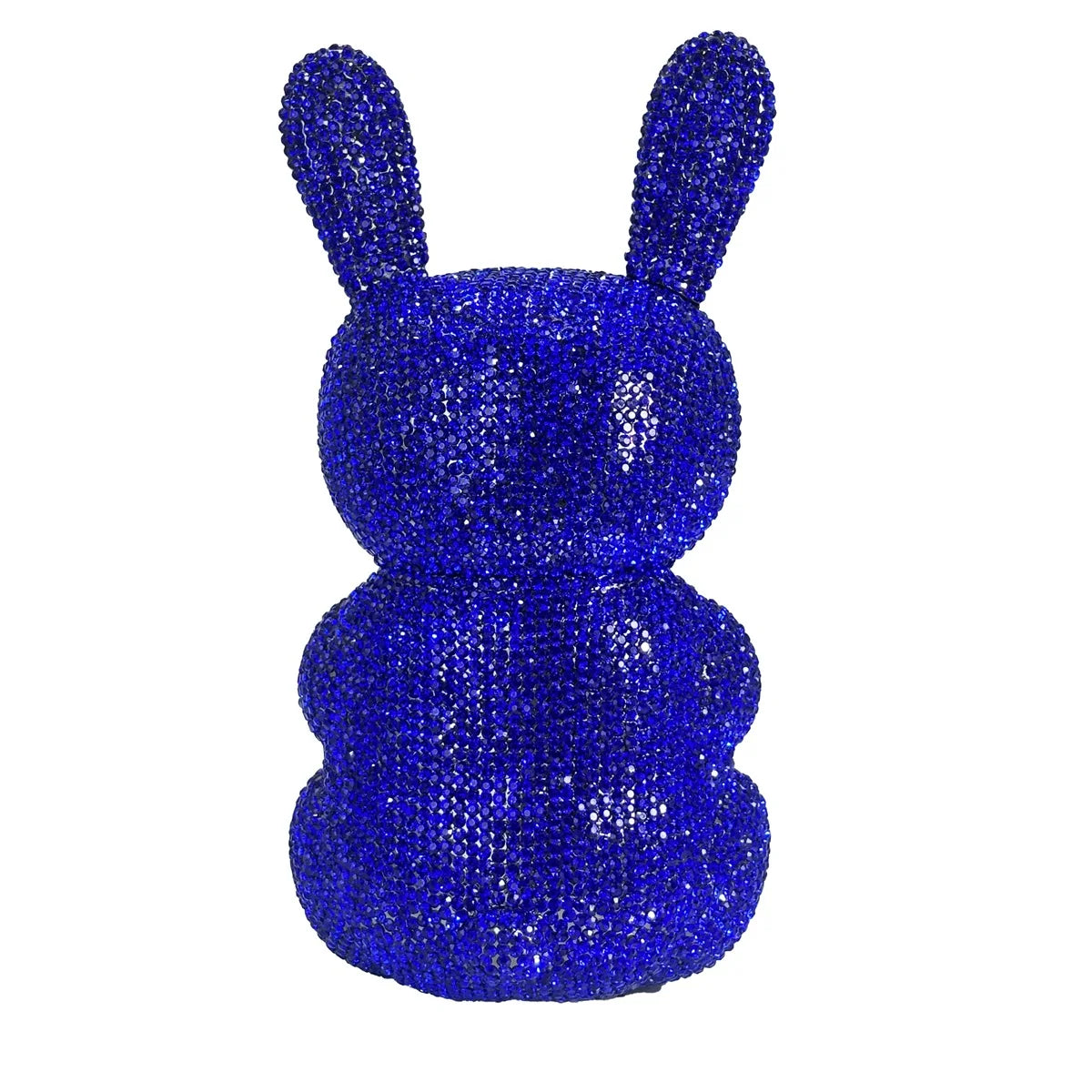 Women Cute Rabbit Rhinestone Evening Bag Luxury Crystal Clutch Prom Party Purse Diamond Handbag for Dating