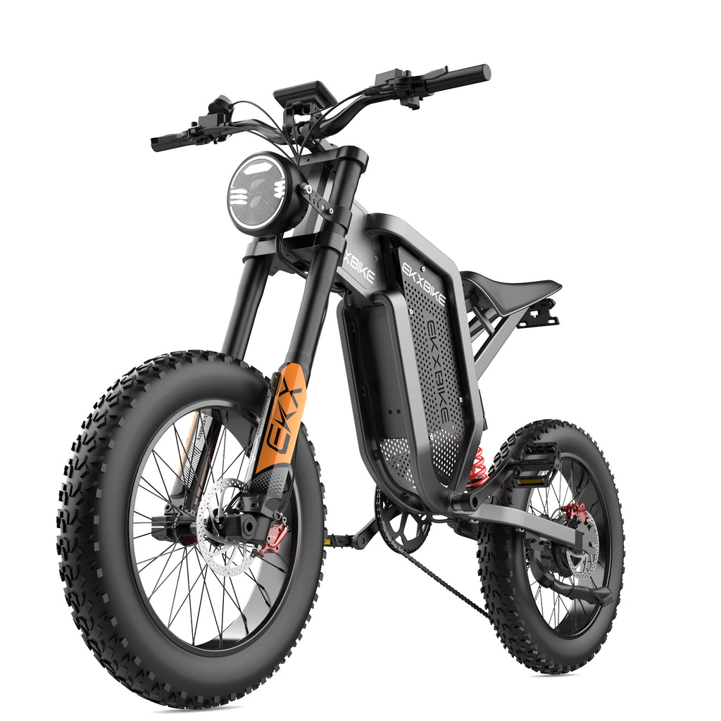 Adults Electric Bike EKX X21 2000W 48V35AH 55km/h Snow Electric Motorcycles 20“*4.0 Off Road Tyre Mountain Ebike