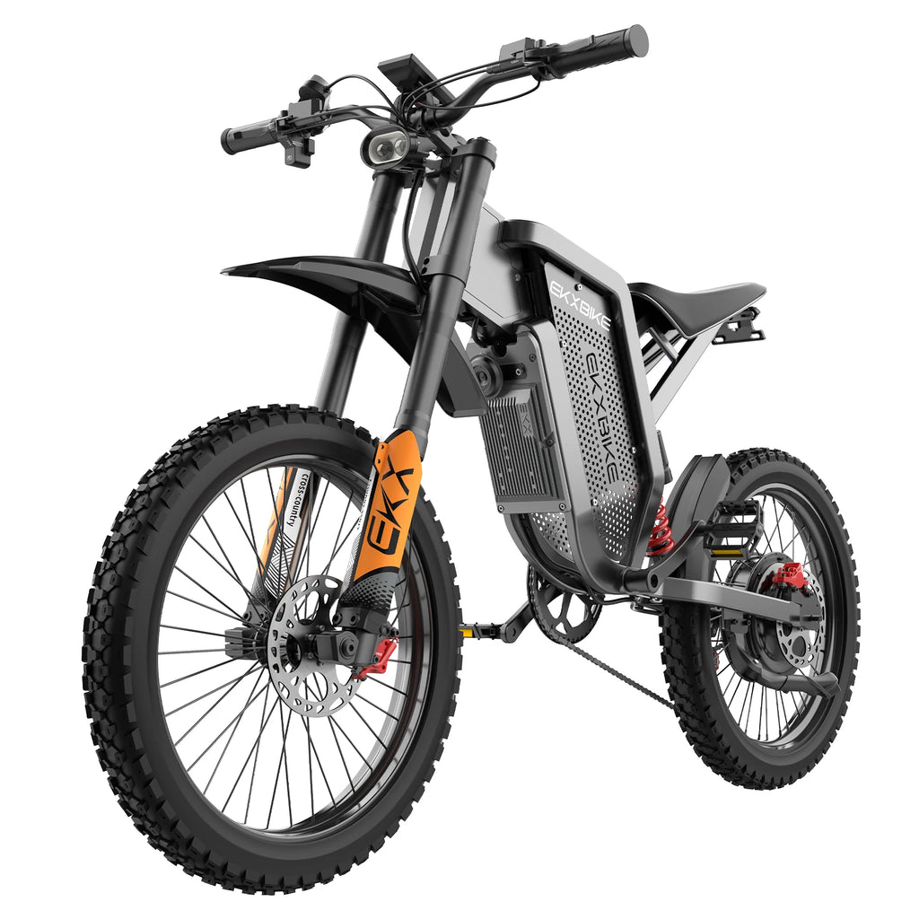 EKX X21 Max Electric Motorcycles 3000W Brushless Gearless Motors 60V30AH Lithium Battery Speed 85Kmh Adult Off Road Ebike