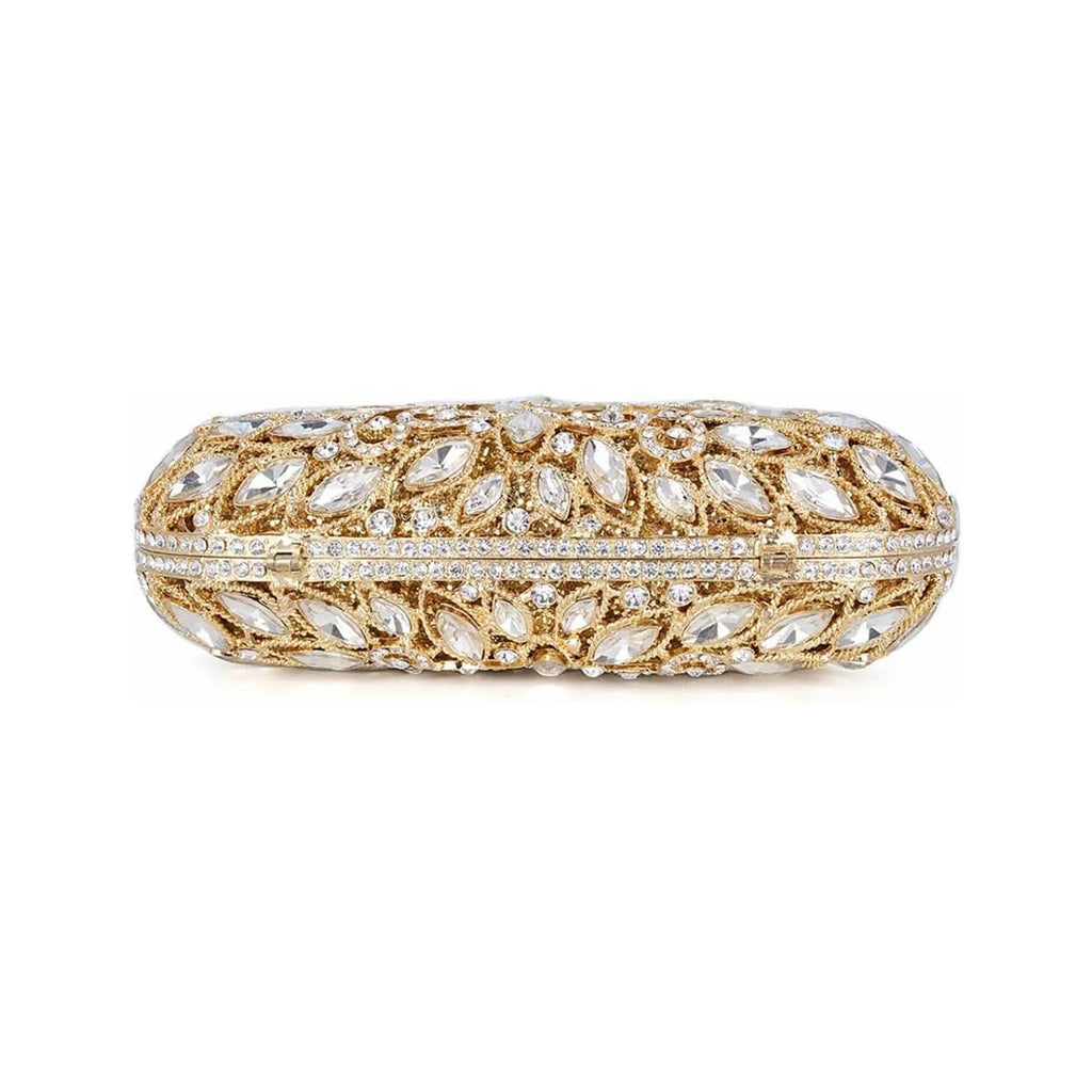 Glitter Women Square Box Rhinestone Evening Clutch Luxury Crystal Diamond Handbag Bride Wedding Purse for Banquet Party