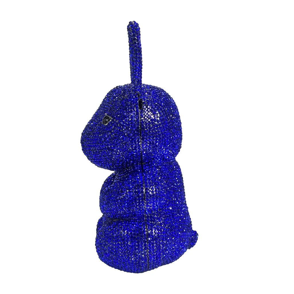 Women Cute Rabbit Rhinestone Evening Bag Luxury Crystal Clutch Prom Party Purse Diamond Handbag for Dating