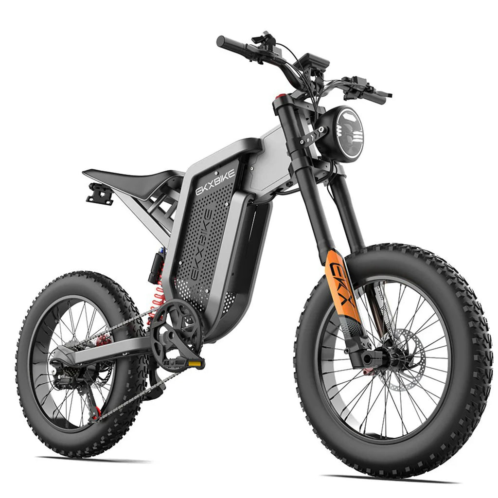 Adults Electric Bike EKX X21 2000W 48V35AH 55km/h Snow Electric Motorcycles 20“*4.0 Off Road Tyre Mountain Ebike