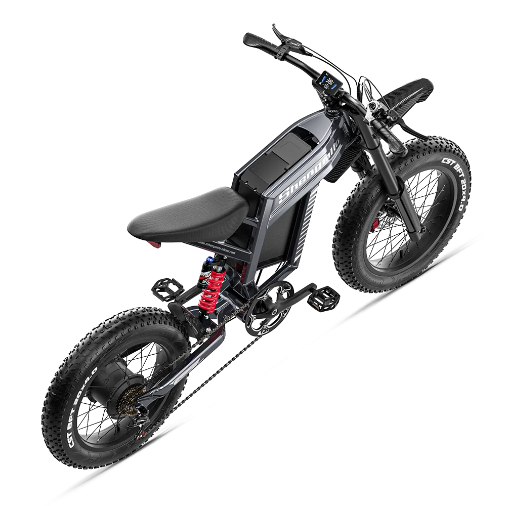 Shengmilo S900 Electric Bike 1500W Motor  60V 30AH 65KM/H electric motorcycle Off-Road Motorbike 20*4.0 Tire MTB EBIKE Oil Brake