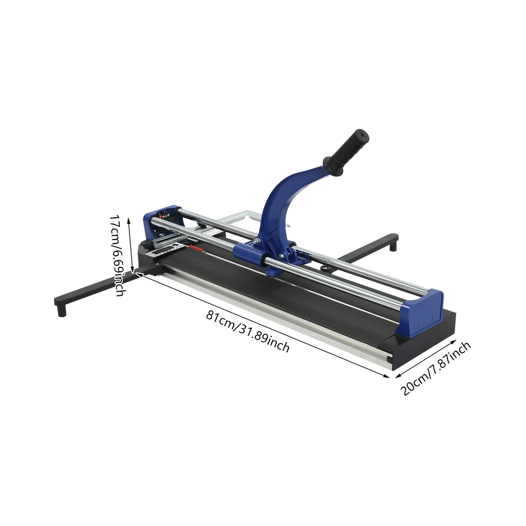 24 Inch Manual Tile Cutter Porcelain Ceramic Tile Cutter Hand Tile Cutting Tool Porcelain Slab Cutting Machine w/Balancing Brack