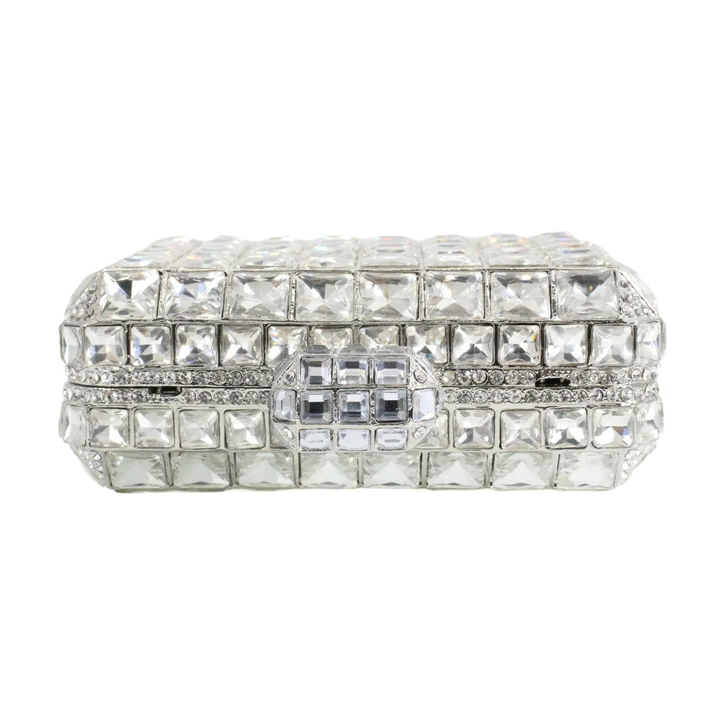 Women Unique Perfume Bottle Rhinestone Bag Glitter Crystal Evening Clutch Cocktail Party Purse for Weddind