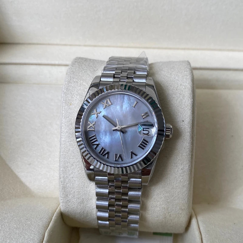 Fashion Women Quartz Watch Chronograph Sport Men Watches Top Brand Luxury Full Steel Waterproof Clock Male Wristwatch