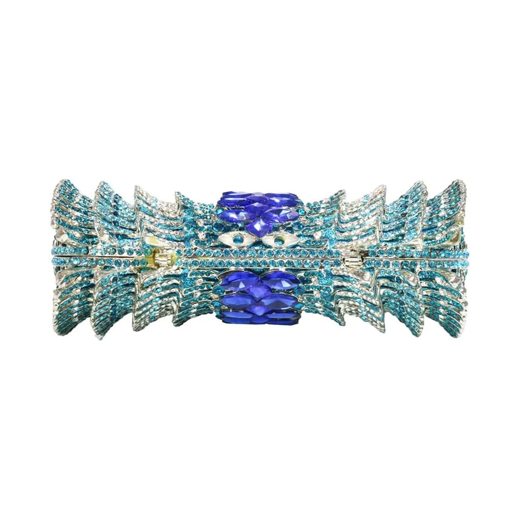 Women Luxury Rhinestone Evening Purse Glitter Crystal Clutch Bag Wedding Handbag for Cocktail Party
