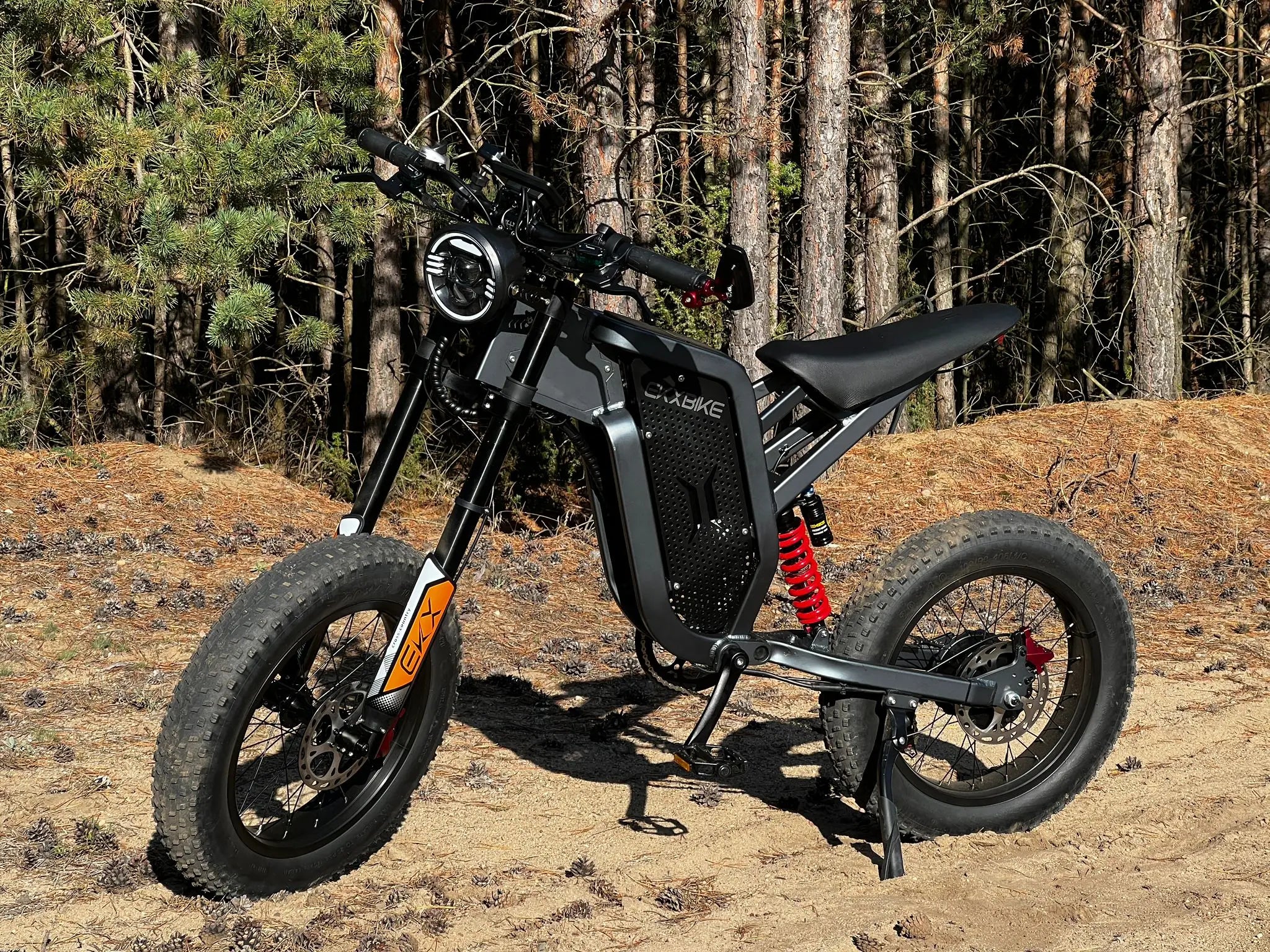 Adults Electric Bike EKX X21 2000W 48V35AH 55km/h Snow Electric Motorcycles 20“*4.0 Off Road Tyre Mountain Ebike