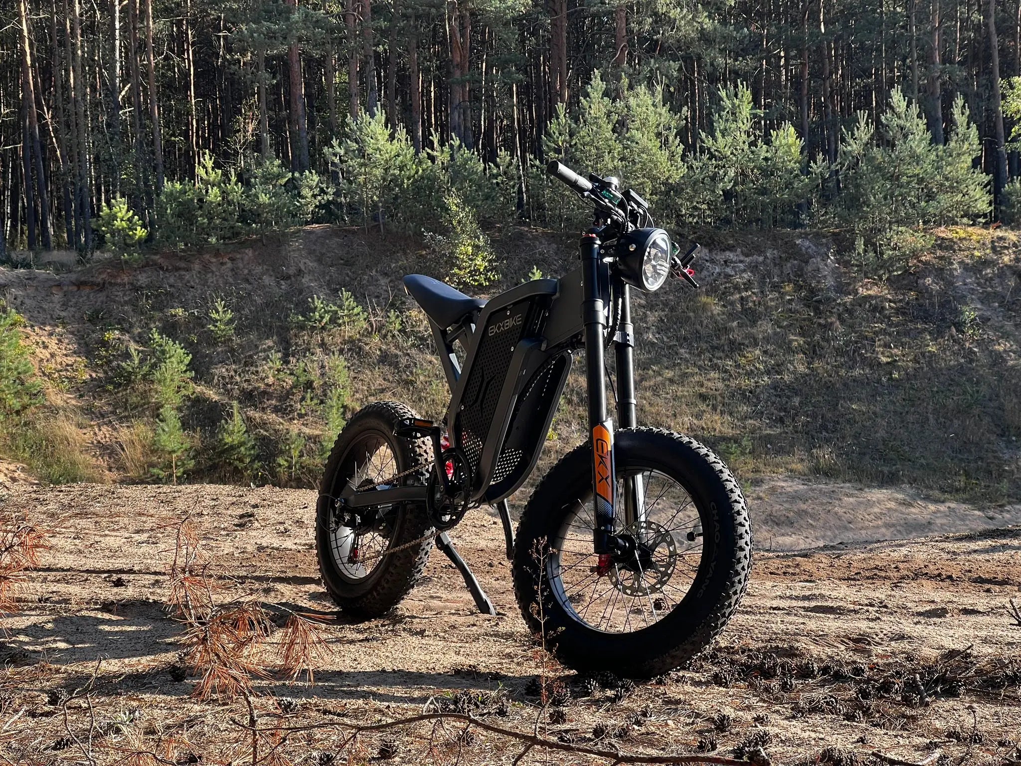 Adults Electric Bike EKX X21 2000W 48V35AH 55km/h Snow Electric Motorcycles 20“*4.0 Off Road Tyre Mountain Ebike