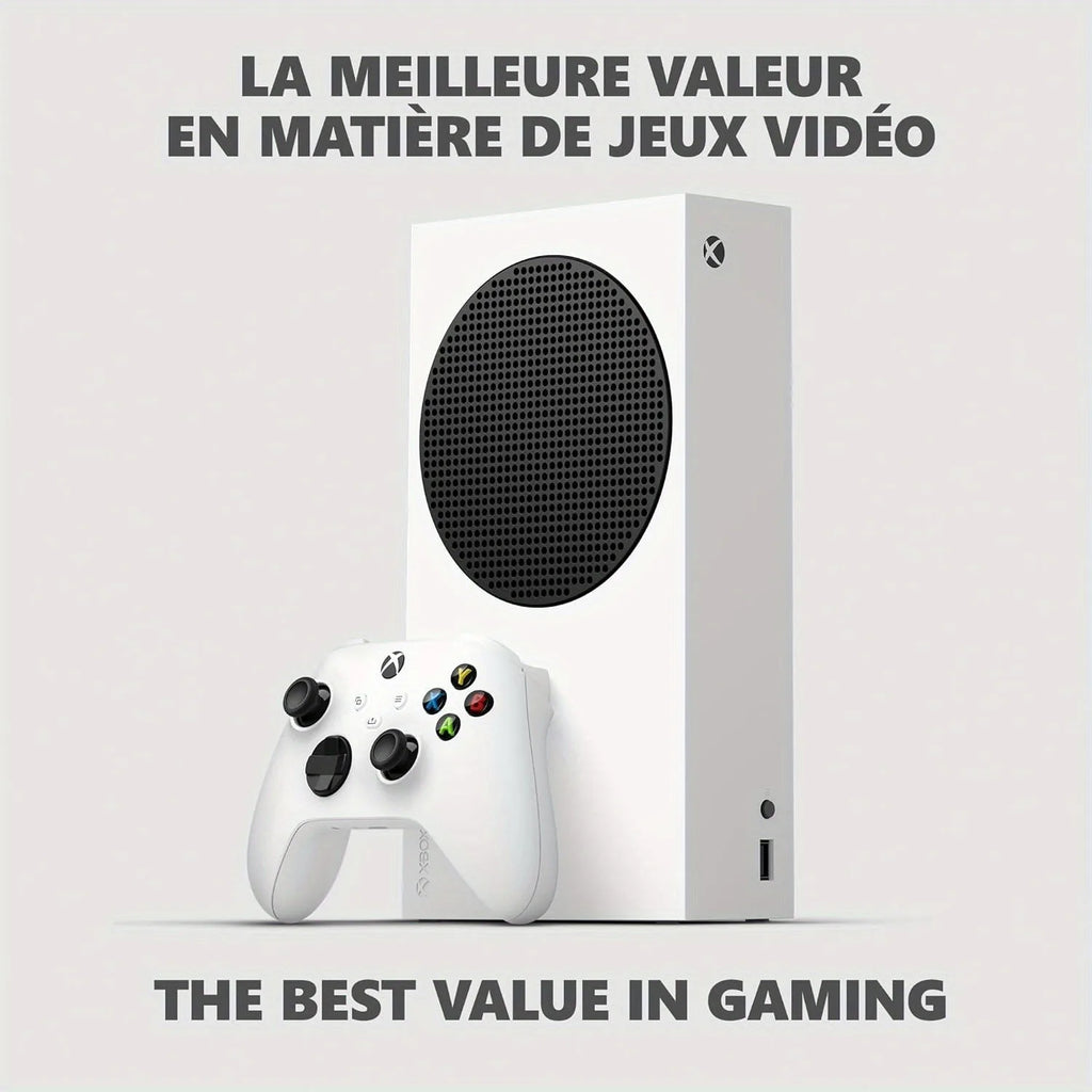 Microsoft Xbox Series S All-Digital Gaming Console – 512GB SSD, High-Speed Performance, Disc-Free – White