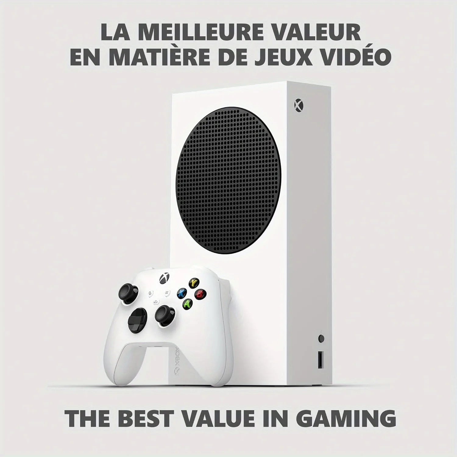 Microsoft Xbox Series S All-Digital Gaming Console – 512GB SSD, High-Speed Performance, Disc-Free – White