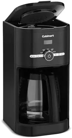 Premium 12-Cup Automatic Coffee Maker with Programmable Timer, Black, Energy-Efficient Design for Home or Office Use