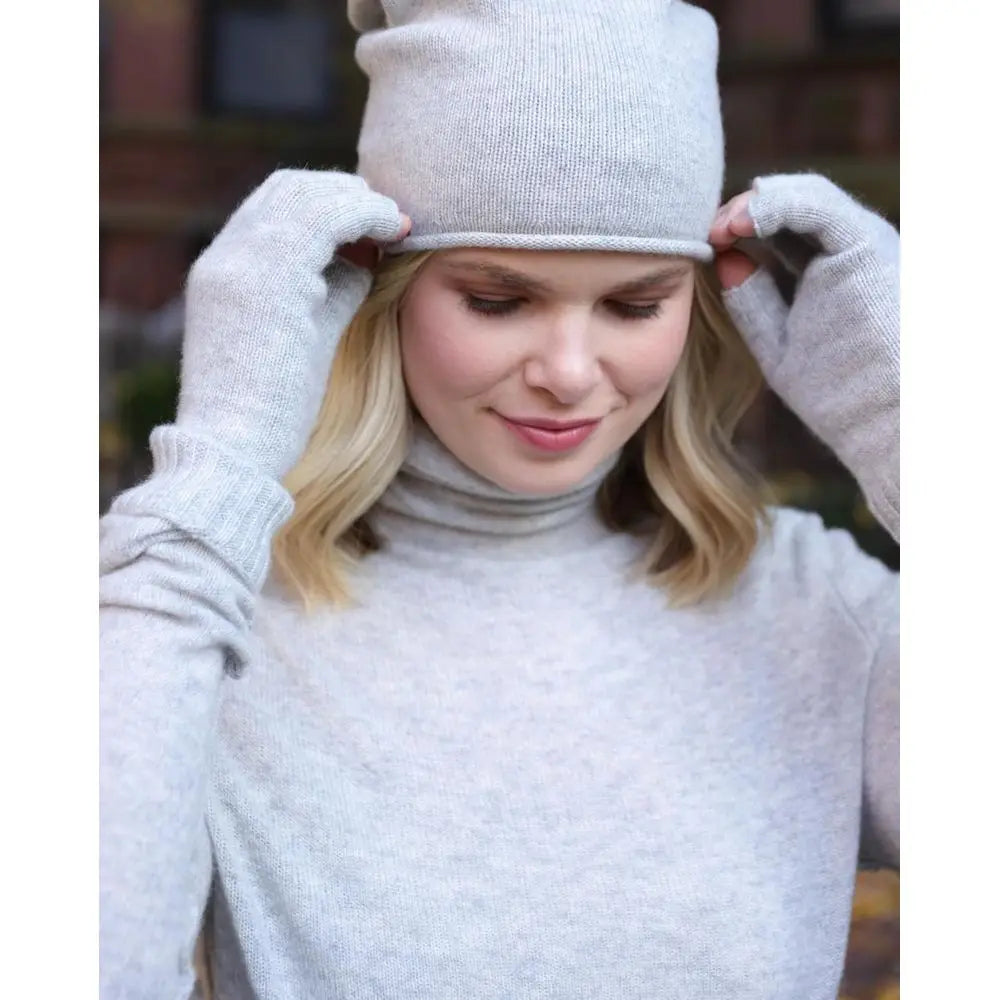 Pure Alashan 100% Cashmere Fingerless Gloves