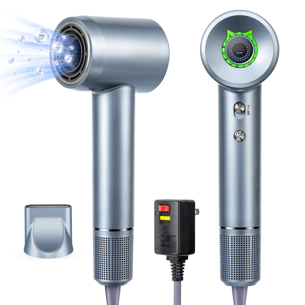 5-in-1 Multi-Functional Hair Dryer: Fast Drying, Intelligent Heat Control  600 Million Negative Ions for Frizz-Free Styling