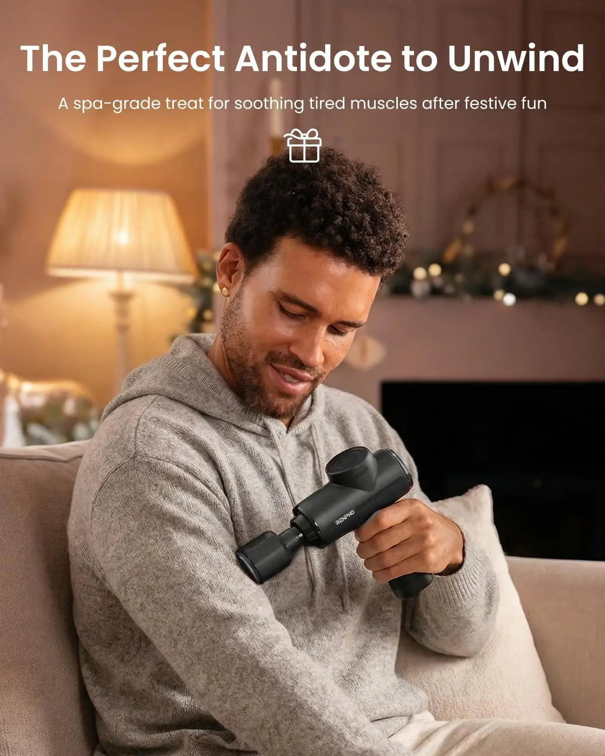 Thermacool 2 Massage Gun with Heat & Cold, 2026 Upgraded Deep Tissue Percussion for Athletes, FSA/HSA Approved