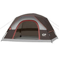 Tents for Camping 4 Person Tent Waterproof Windproof Double Layer Camping Tent Easy Setup Dome Tent with Large Mesh Windows and