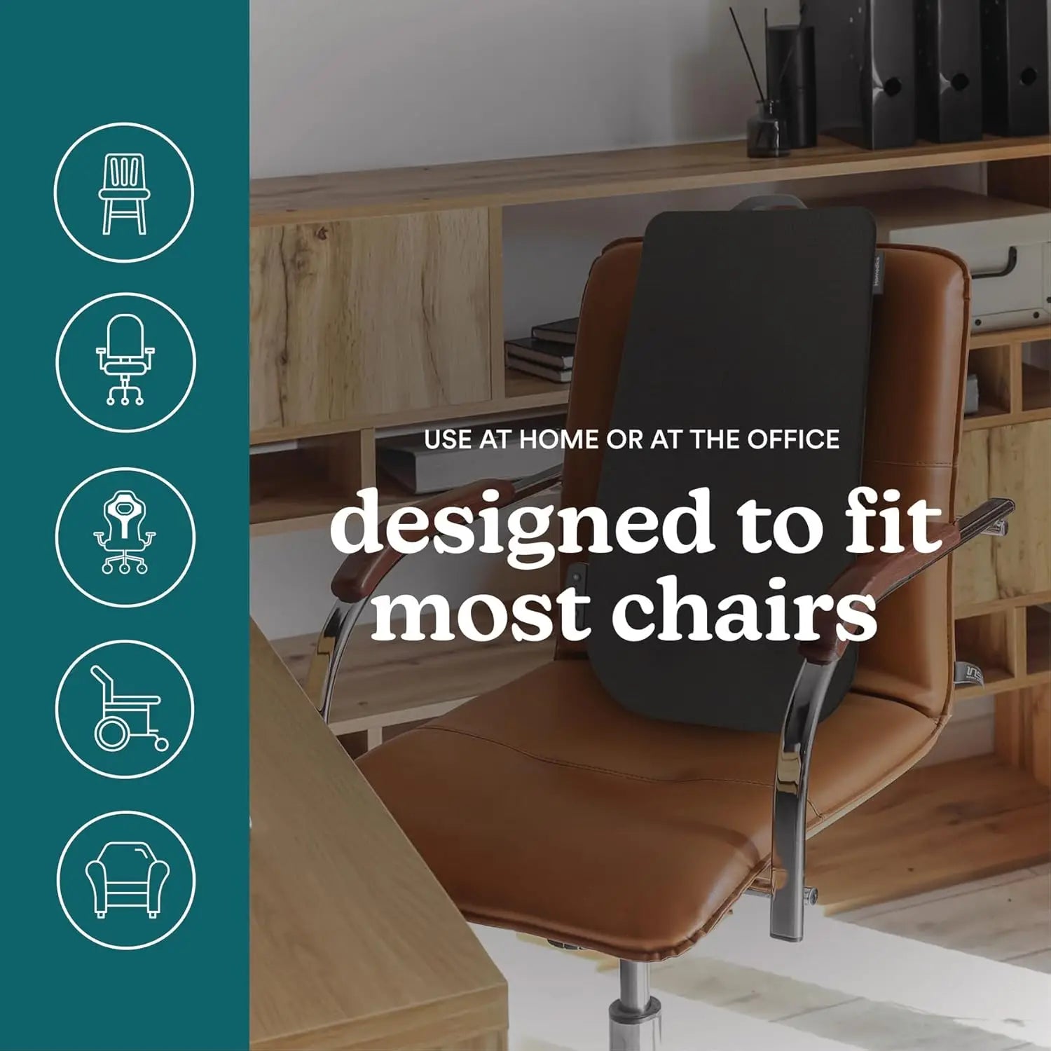 Ultra Slim Shiatsu Massage Cushion with Heat – Full Back Coverage, Deep Kneading, 3 Zone Control, Portable Design