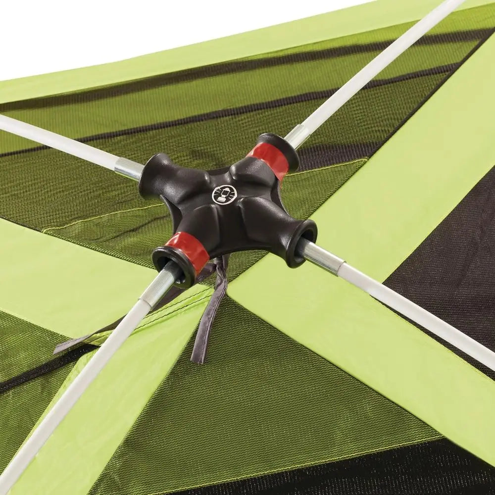 6-Person Steel Creek Tent: Screened Porch, Quick Setup, Weatherproof with Integrated Rainfly, Accommodates Queen Airbed