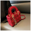 Designer Patent leather women bags handbag with classic lettered diagonal crossover shoulder bag wallet tote lady lite bag BD4