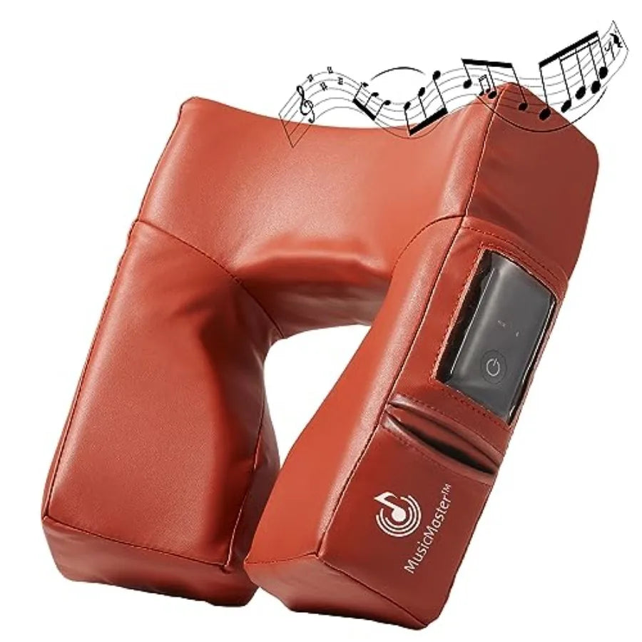 Music Master High Fidelity Sound Face Cradle Cushion- Bluetooth Massage Pillow for Face Down Resting- Ultra Soft Massage Table