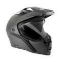 Dual Sport Off Road Motorcycle Full Face Helmet Dirt Bike ATV FlipUp Visor Model 23 Gray, Small