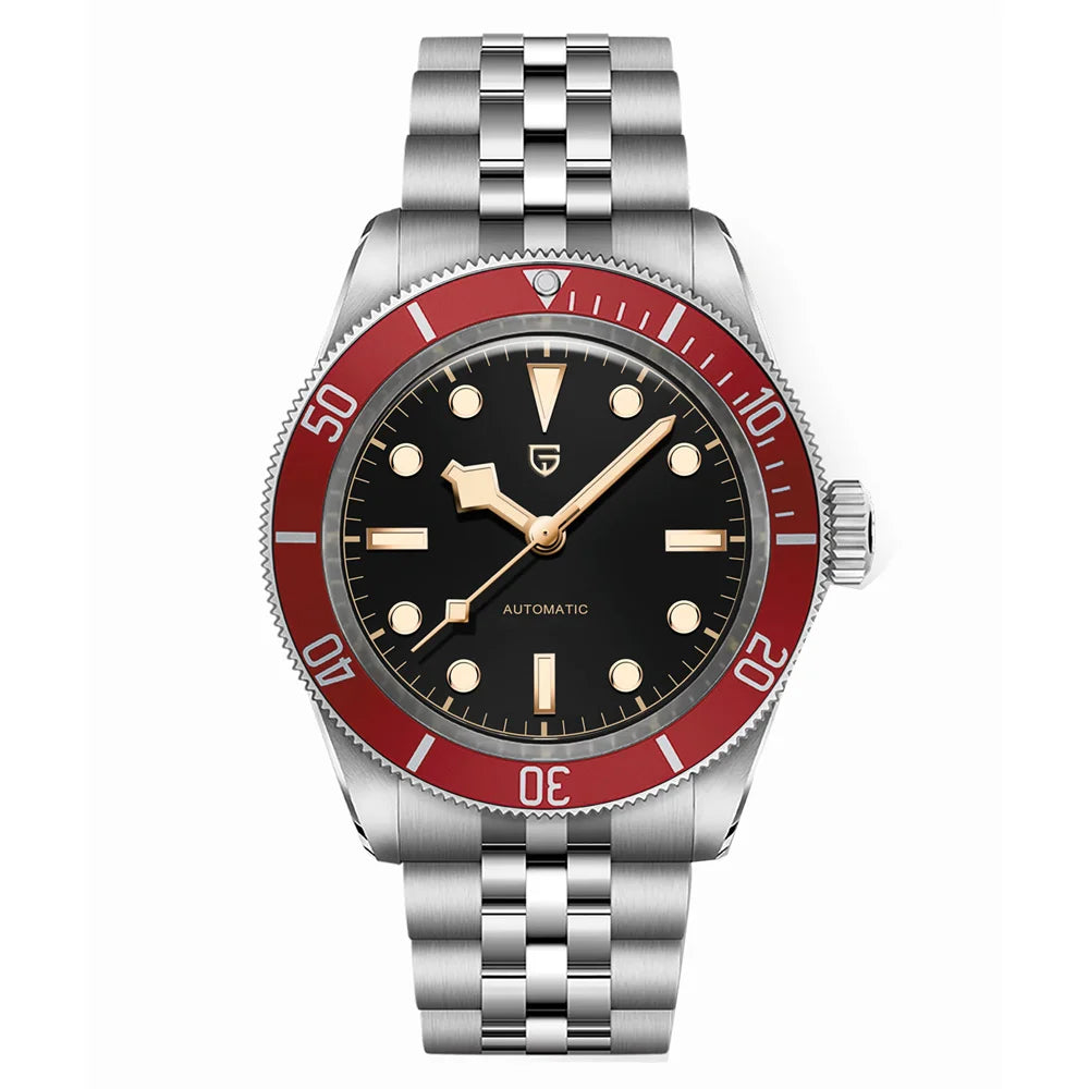 PAGANI DESIGN 2025 New Luxury Automatic Watch Men Five-row chain stainless steel Mechancial Wrist watch Men Japan NH35A Movt