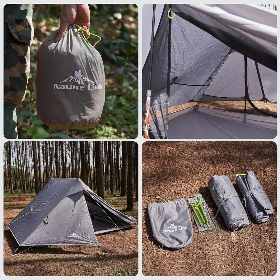 Altair Two Ultralight Backpacking Tent 2 Person Trekking Pole Backpacking Tent Waterproof Compact 3 Season Double Wall Shelter