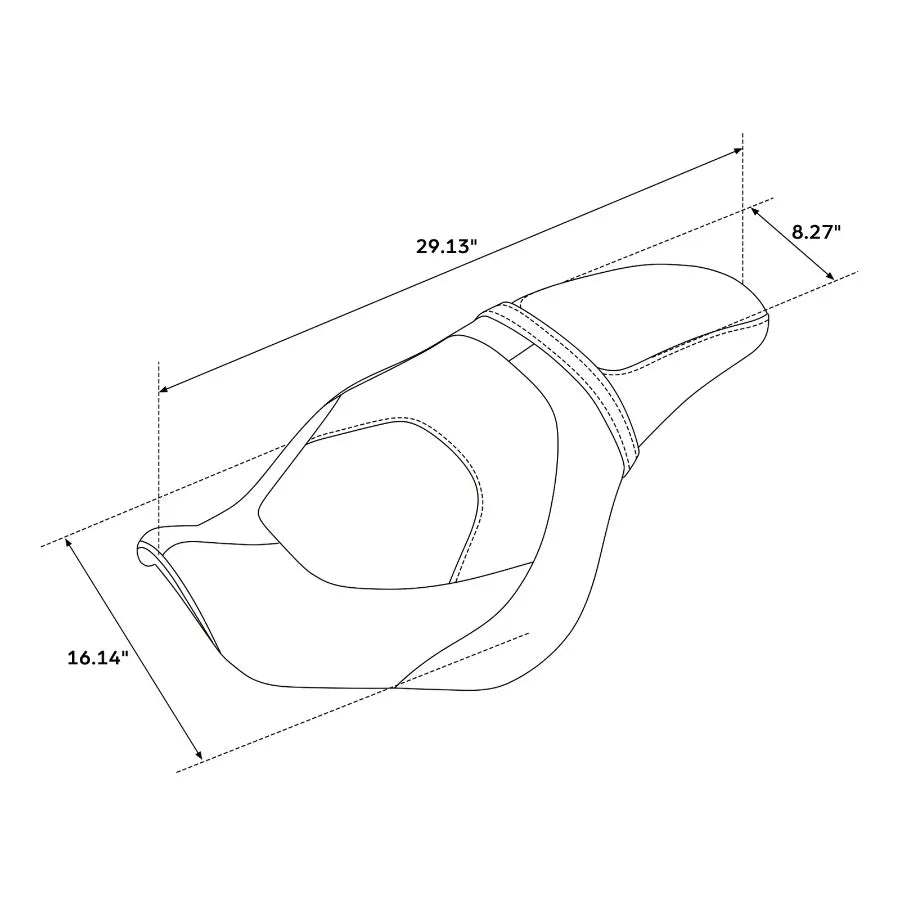 Driver Passenger Seat Fit For Honda Shadow Phantom 750 VT750C2B 2009-2023 2020