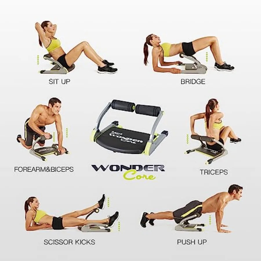 Ab Roller Workout Equipment Sit Up Exercise Equipment for Core Workout Abdominal Exercise Machine for Home Gym