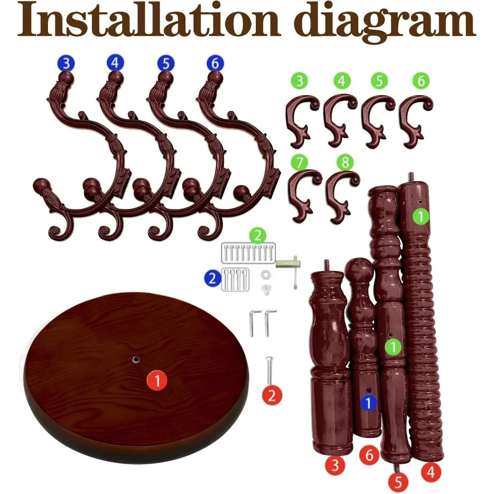 Standing Coat Rack  Tree Freestanding Wooden  Rack Modern  Racks Office  Stand for Hat Purse Corner Entryway