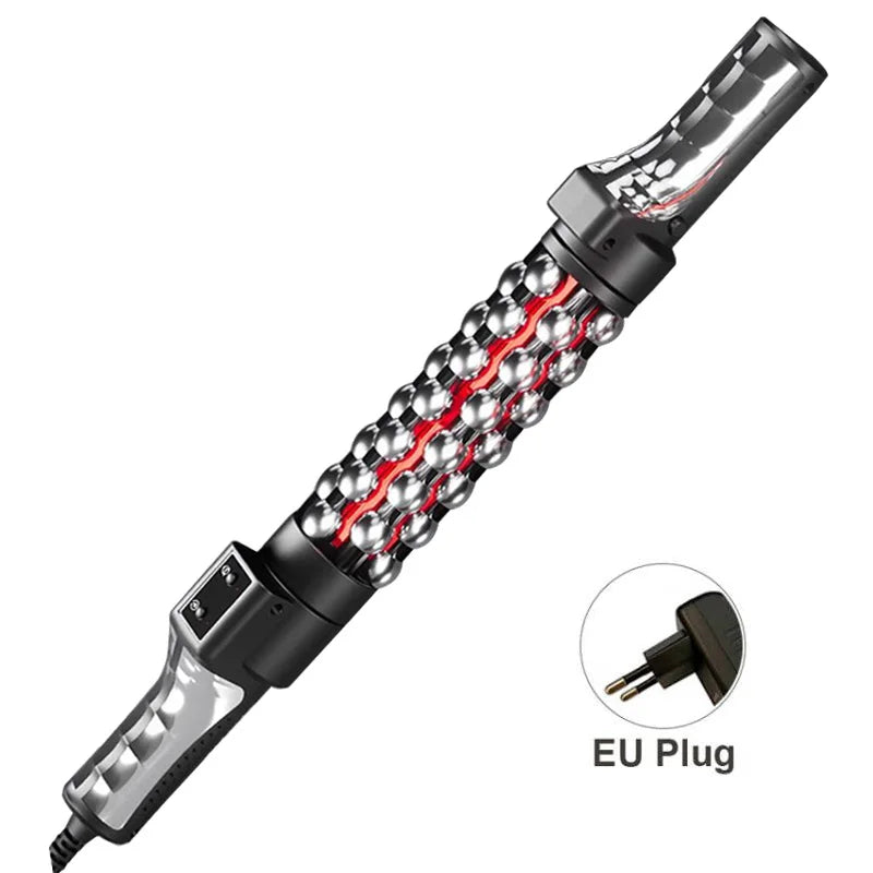 Heated Massage Rollor with Red Light Electric Rotating Body Massager For Weight Loss Muscle Relaxation Anti Cellulite Home Use