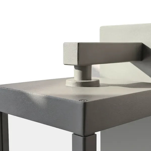 Inowel Motion Sensor Outdoor Wall Light Integrated LED Porch Light with Clear Glass Shade 22529