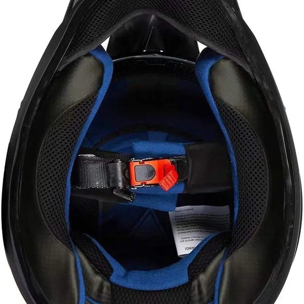 Full Face Dirt Bike Helmet - Adult Motocross, ATV, BMX, MX, Offroad, DOT Approved, Matte Black, X-Large