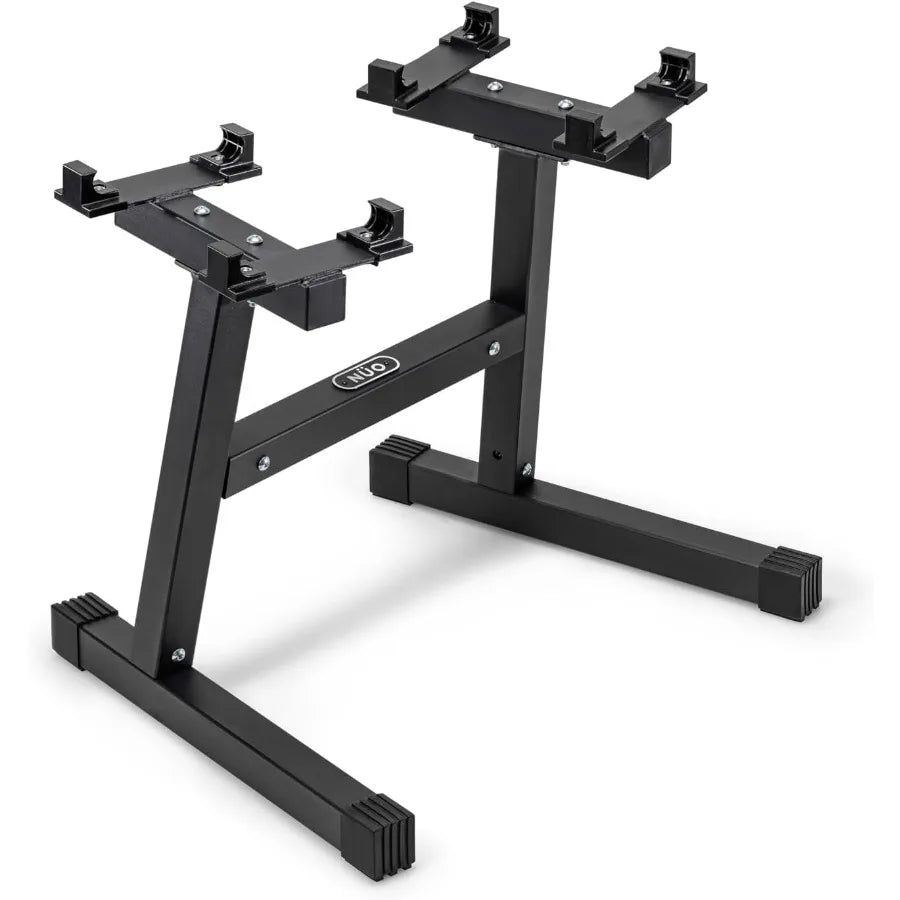 SMRTFT NUOBELL Adjustable Dumbbells for Home Gym Fitness Training AllinOne Weight Adjustment System with Realistic Feel of Trad