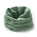Neck wrap women's winter advanced sense pullover baby children's warm collar knitted one hat 100% pure cashmere neck cover