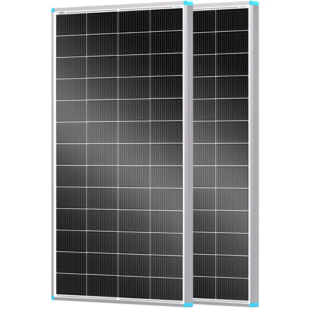 400 Watt Solar Panel 24 Volt, 2Pcs 200W Solar Panels 16BB 25% High-Efficiency, PV Module Power Charger for RV Marine Cabin