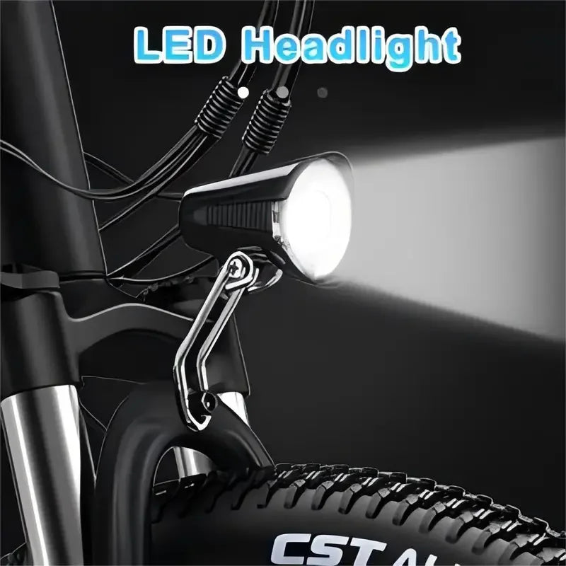 26" Electric Motorcycles Mountain E Bike for Adults, 700W Peak Motor Ebike 22Mph 38Miles 10.4AH 15.6AH Adults Electric Bicycle