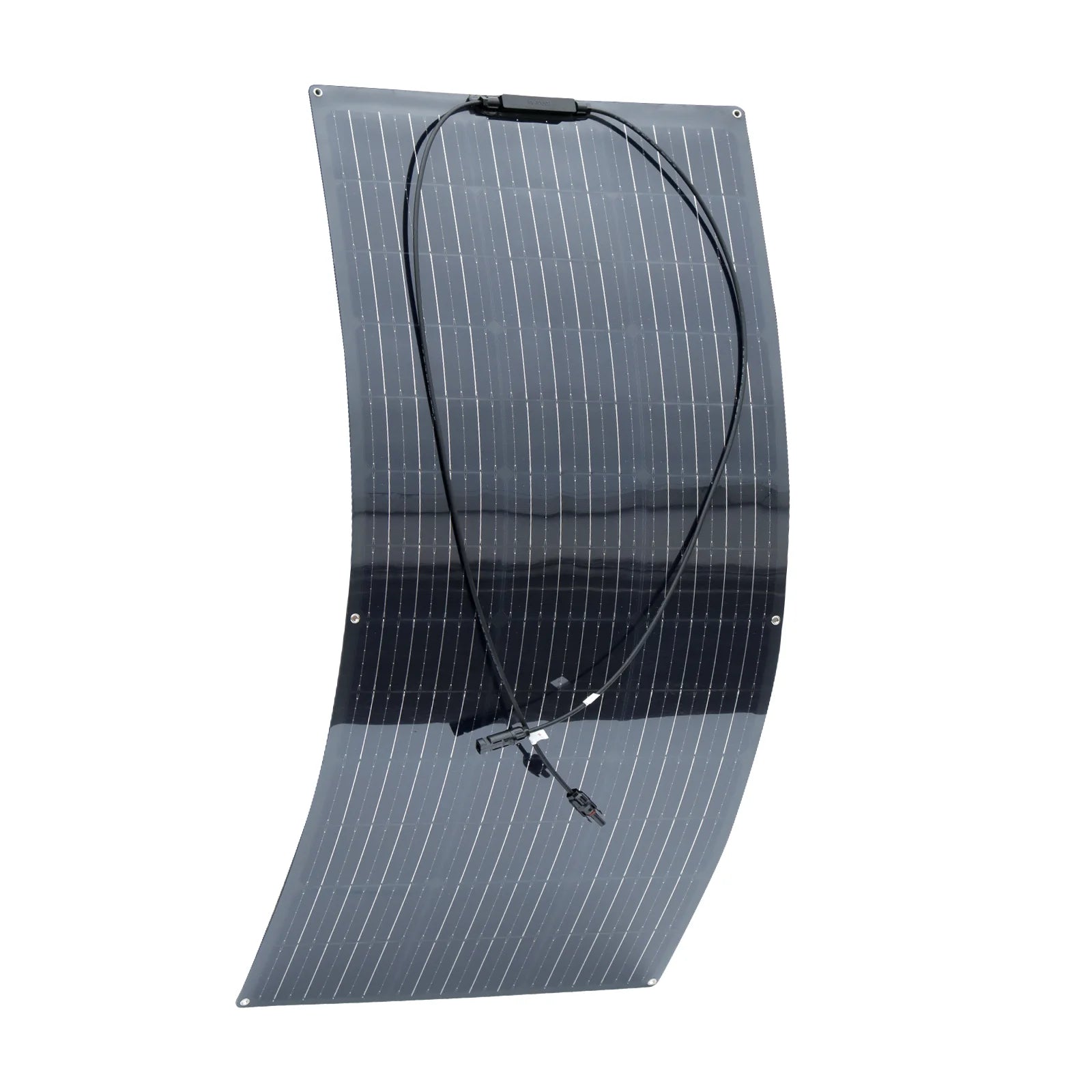 BOGUANG Semi- Flexible Solar Panel Balcony Photovoltaic PV 1500W 600W 450W 300W 150W 12 volt |  IP67 | Grade A cells | PET |ETFE