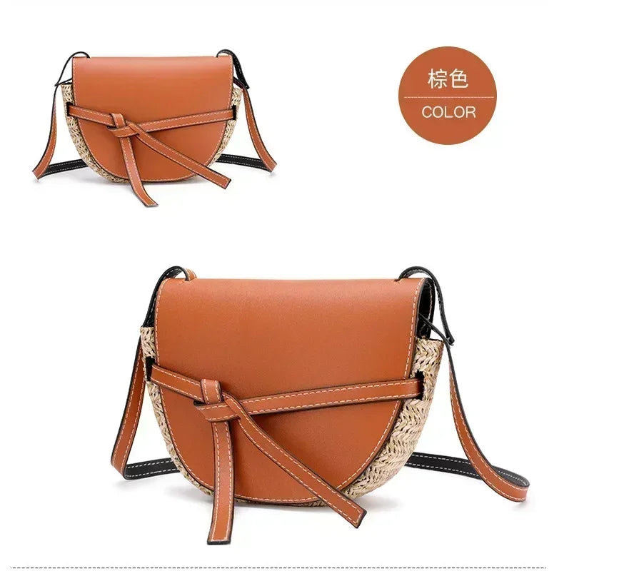 Luxury Brand Women's Shoulder Bag Handbags Y2k Saddle Underarm Leisure Messenger Crossbody Clutche Retro Commuting 23cm BL02
