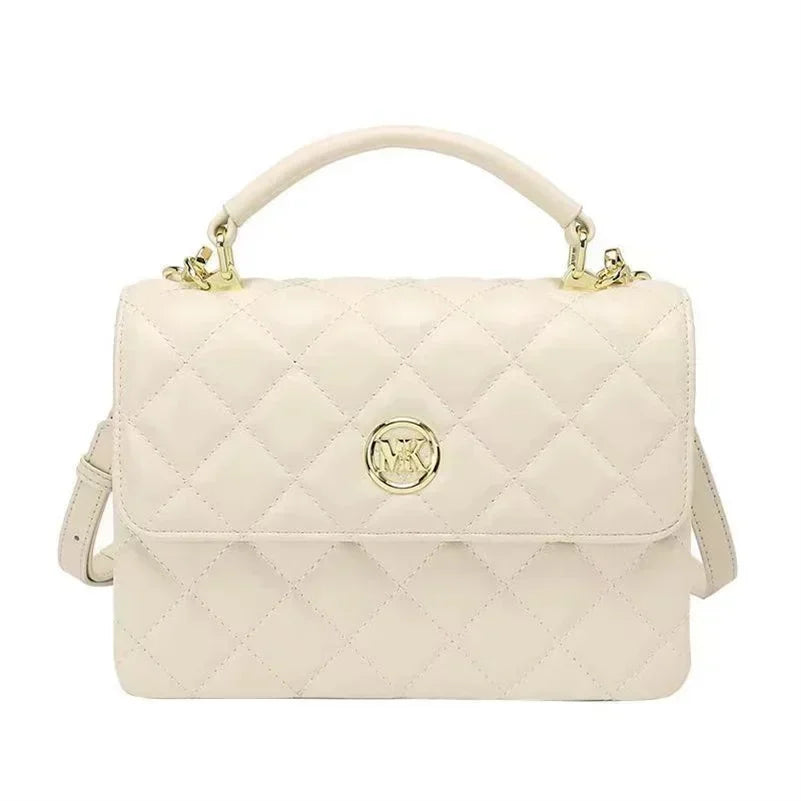 Lebou Chain Bag Darling Grid Handheld Craft Chain Bags Ancient Egypt Series Lebou and CF Combination, Original Cowhide BC10