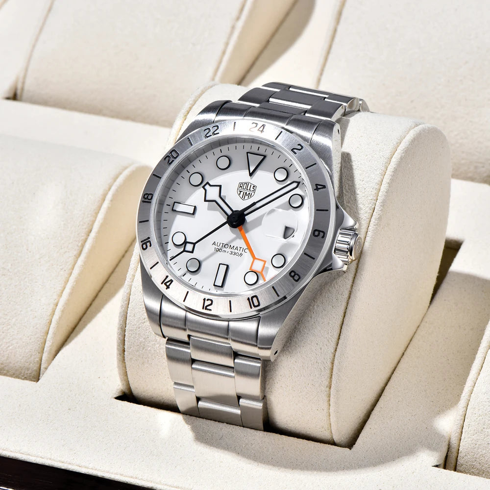 2025 New RollsTimi GMT Men's Mechanical Watches Luxury NH34 Automatic Watch For Men AR Sapphire Mirror Super Luminous Waterproof