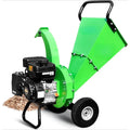 Wood Chipper Shredder, 7HP 212cc Gas Powered Heavy Duty, 3" Max Wood Diameter Capacity, 15: 1 Reduction Ratio