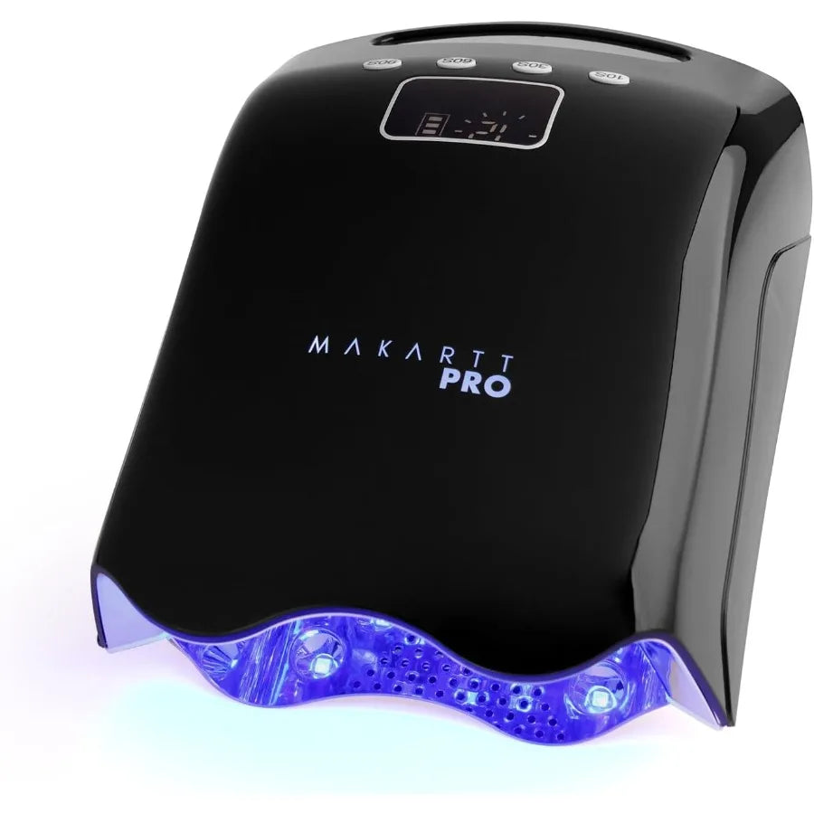98W Professional UV LED Nail Lamp 42 Powerful LEDs for Fast and Efficient Curing Gel Nails Rechargeable 5200mA Lithi