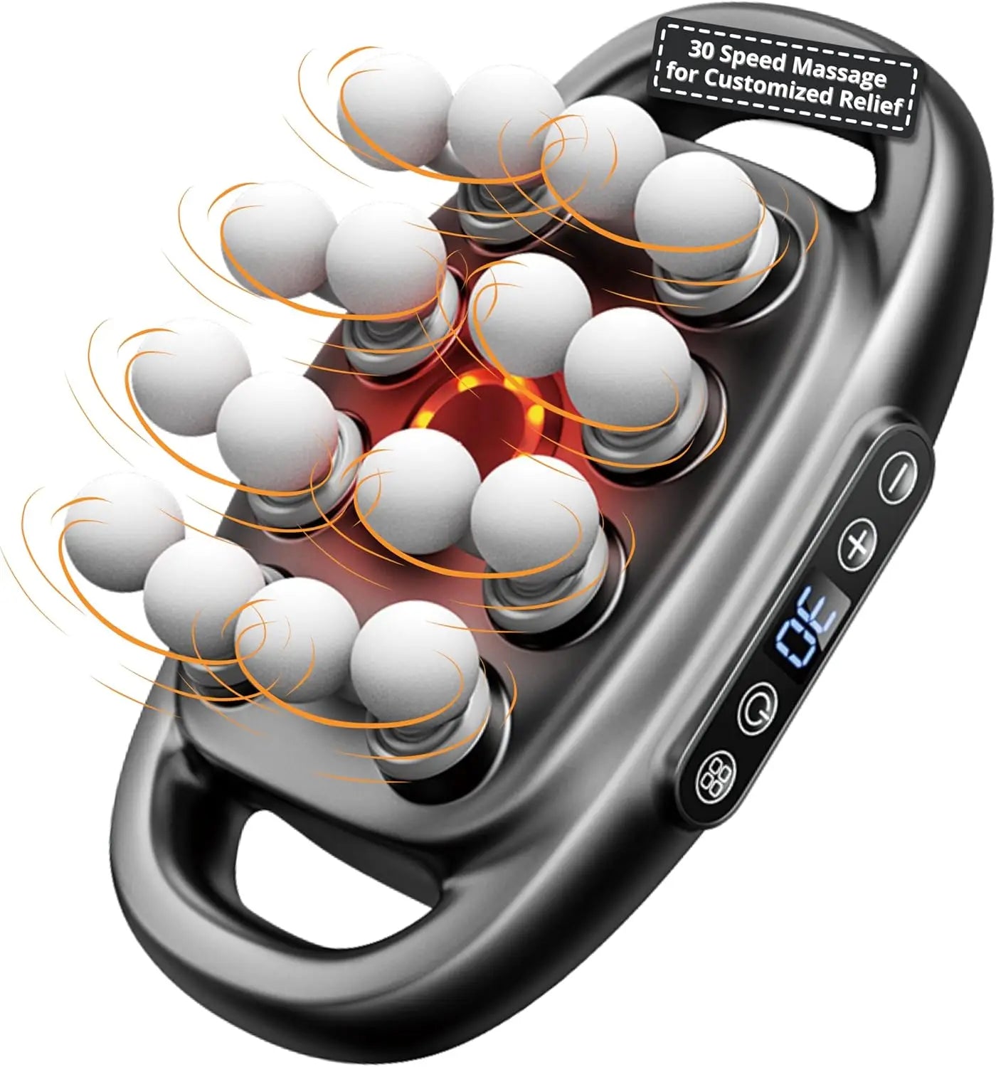 Deep Tissue Massage Gun with 16 Heads, Quiet & Portable for Neck, Shoulder, Back Pain Relief - Ideal Gift