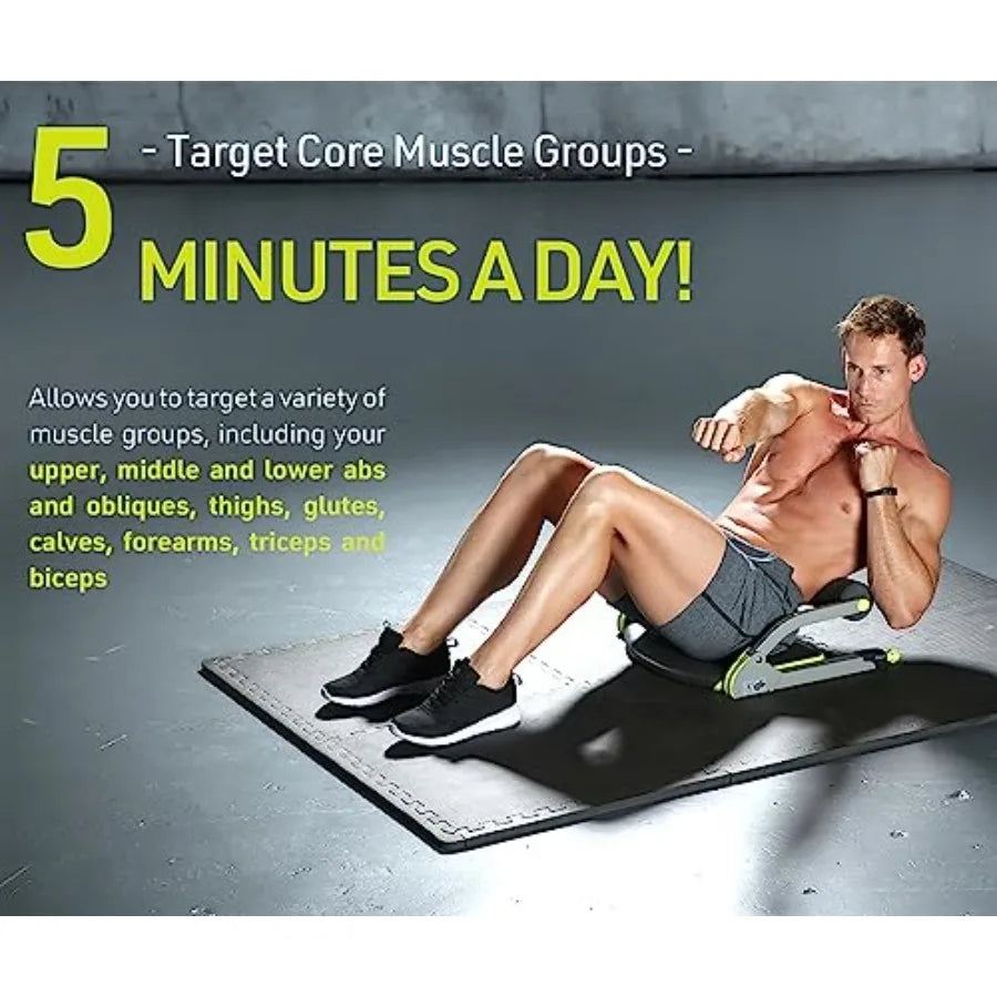 Ab Roller Workout Equipment Sit Up Exercise Equipment for Core Workout Abdominal Exercise Machine for Home Gym