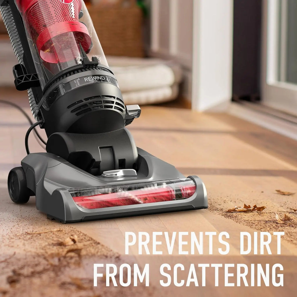 Automatic Cord Rewind Upright Bagless Vacuum Cleaner for Carpet and Hard Floors, Pet Hair Cleaning