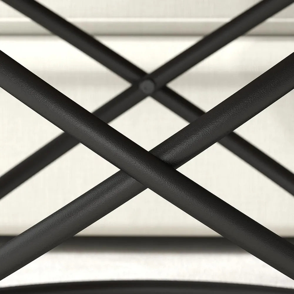 Mid Century Modern Style Round Coffee Table, 31.5 Wood Center with Metal Legs, Updated Furniture for Living Spaces