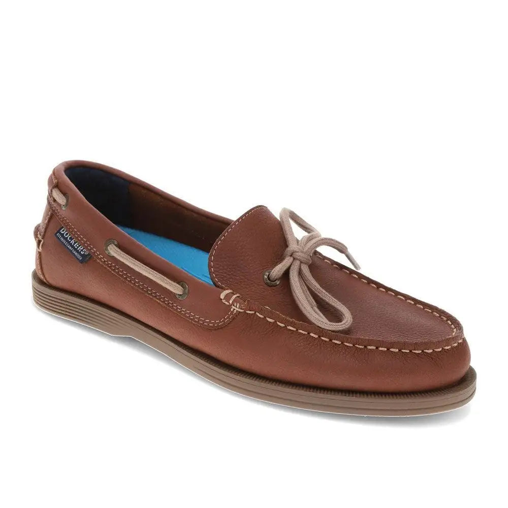 Dockers Men's Darnell Genuine Leather Slip-On Boat Shoes Casual Footwear for All Occasions