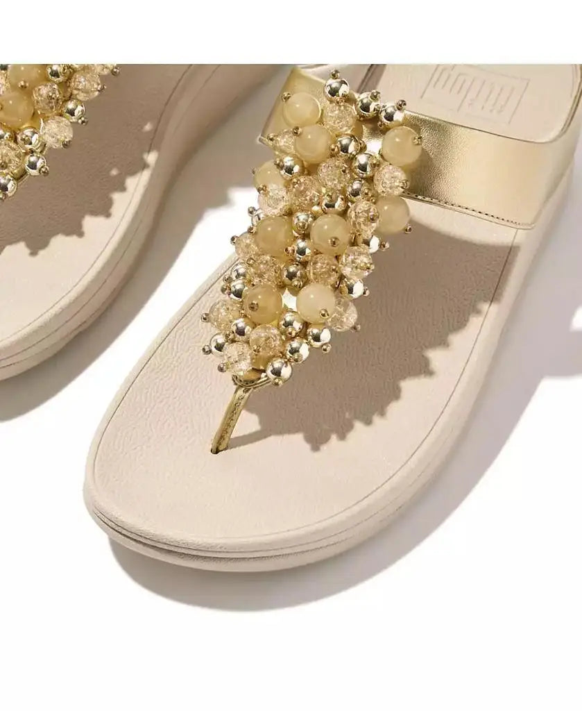 FitFlop | Women's Fino Bauble-Bead Toe-Post Sandals